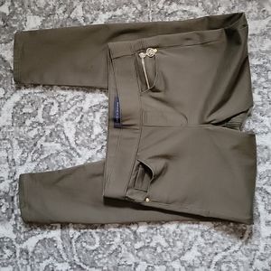 Tommy Hilfiger mid rise green pants size 4